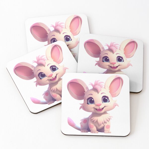 Item preview, cute little pink creature - Different logo size, position? Email me - designed and sold by Picture-Art.
