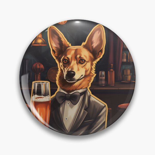 Item preview, Bartender Dog designed and sold by CrittersHub.