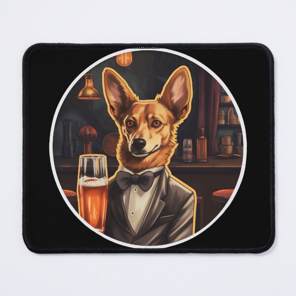 Item preview, Bartender Dog designed and sold by CrittersHub.