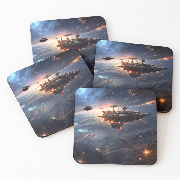 Item preview, Low orbit Space battle, Galactic Cruiser Defending Terra designed and sold by SweetWhiskers.