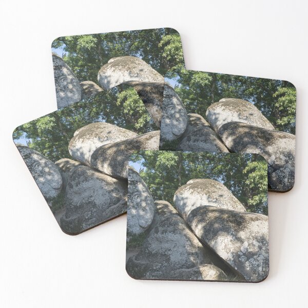 Item preview, Lichen Covered Megaliths - Ancient Thracian Sanctuary Beglik Tash in Bulgaria designed and sold by Georgia Mizuleva.