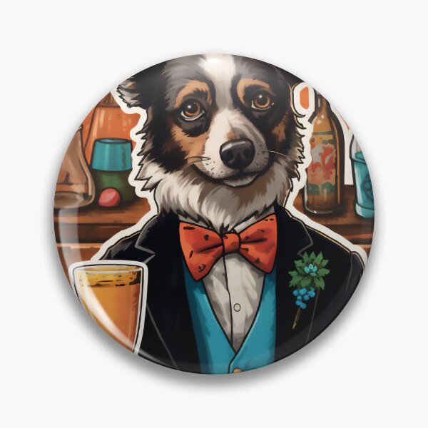 Item preview, Bartender Dog designed and sold by CrittersHub.
