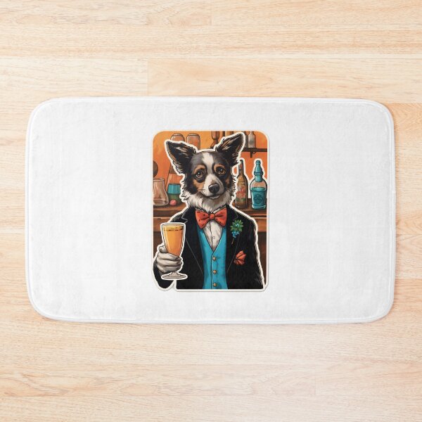 Item preview, Bartender Dog designed and sold by CrittersHub.