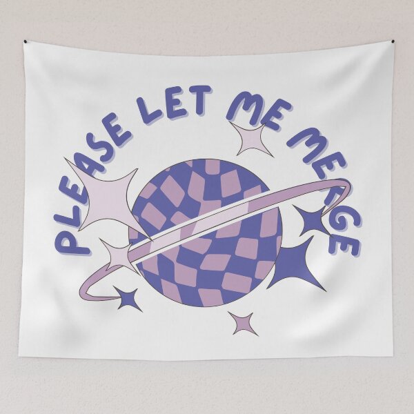 Item preview, Retro Please Let Me Merge Design designed and sold by Harsh  Katariya.