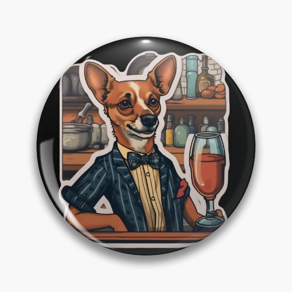 Item preview, Bartender Dog designed and sold by CrittersHub.