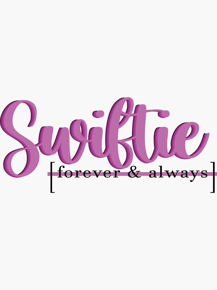Swiftie  Sticker for Sale by WalkerSeward