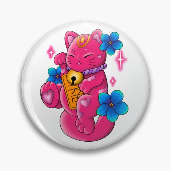 Item preview, Lucky cat designed and sold by WillowWhips.