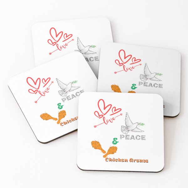 Item preview, Love Peace & Chicken Grease designed and sold by Steph1TheArtist.