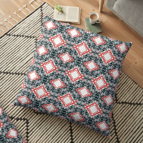 pattern, design, tracery, weave, ornament, decor, garniture Floor Pillow