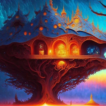 Artwork thumbnail, Treehouse by m-y-A-I-A-R-T-
