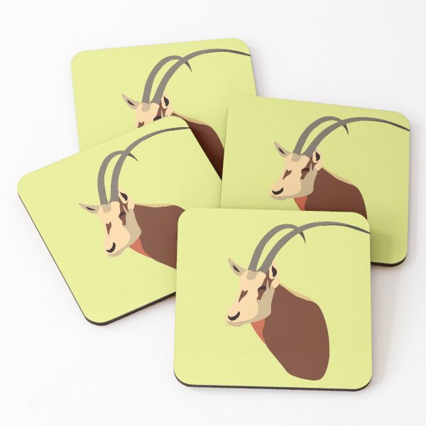 Item preview, Scimitar-Horned Oryx - Endangered Species designed and sold by DesignsbyJBird.