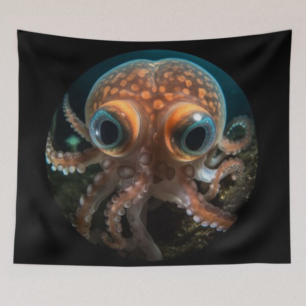 Item preview, Aqua Encounter: Up Close with a Mesmerizing Octopus Dance designed and sold by luvablelifeform.