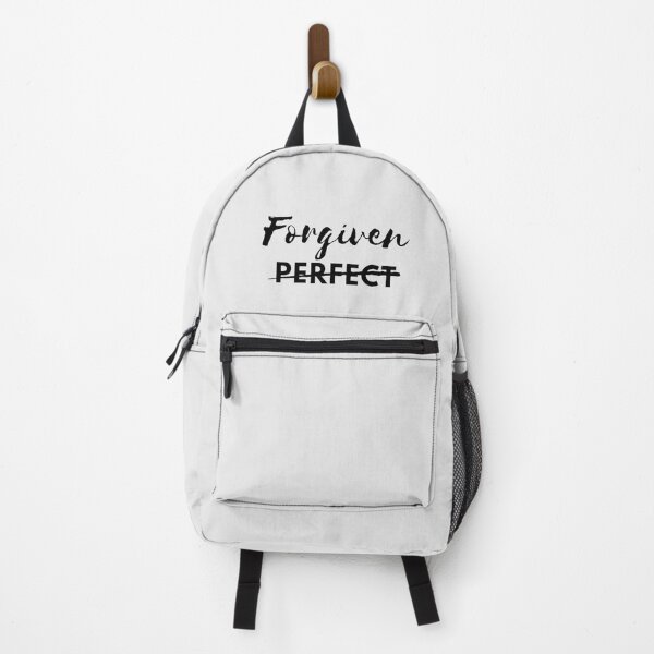 Item preview, Not Perfect Just Forgiven | 1 John 1 9 | Hebrews 8 12 bible verse designed and sold by Faith at Work.