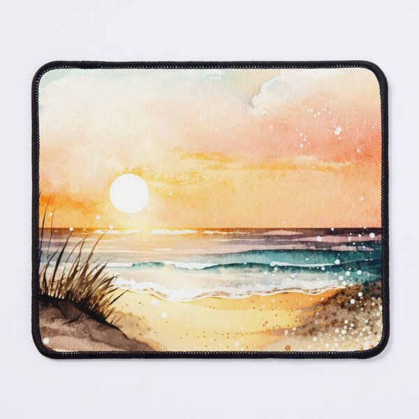 Item preview, Watercolor: Sunset Beach2 designed and sold by TaraTs.