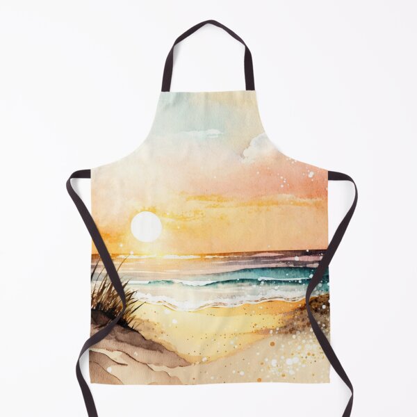Item preview, Watercolor: Sunset Beach2 designed and sold by TaraTs.
