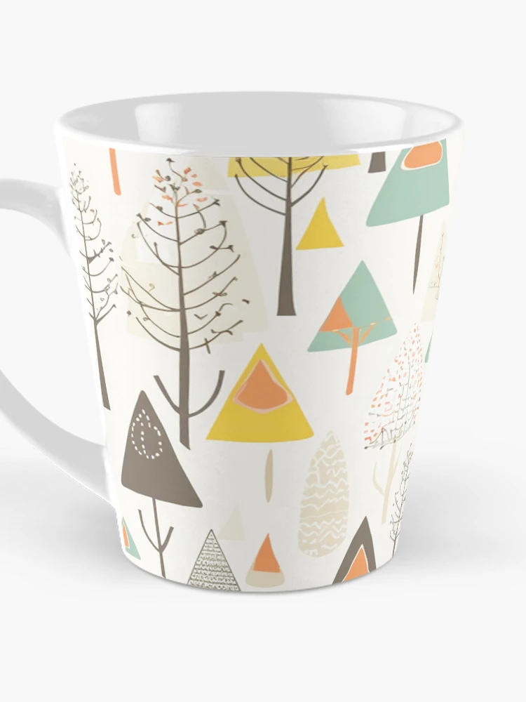 Thumbnail 3 of 4, Coffee Mug, Tree Mix Pattern designed and sold by InfinityPattern.