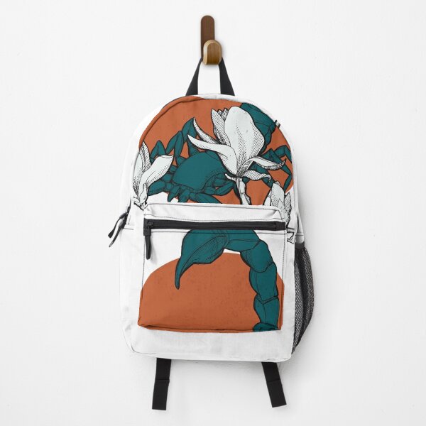 Item preview, Scorpio with Magnolia Branch with Circle Rusty Red Zodiac Sign designed and sold by Anja Steiner.