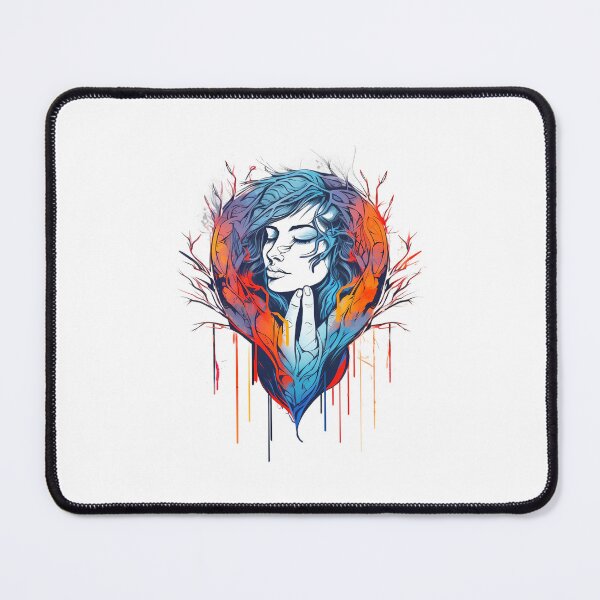 Item preview, woman with her eyes closed - Different logo size, position? Email me - designed and sold by Picture-Art.