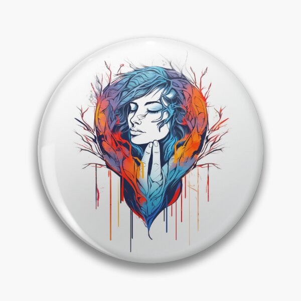 Item preview, woman with her eyes closed - Different logo size, position? Email me - designed and sold by Picture-Art.