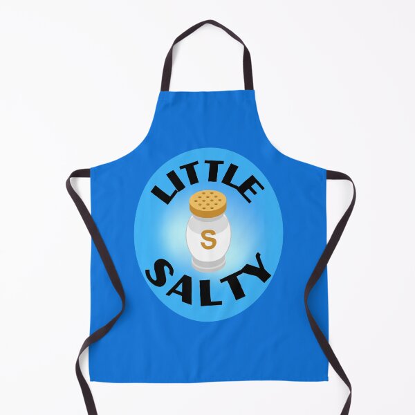 Item preview, Feeling a little salty salt shaker blue oval for bitter person fritts Cartoon Mood designed and sold by Shean Fritts.