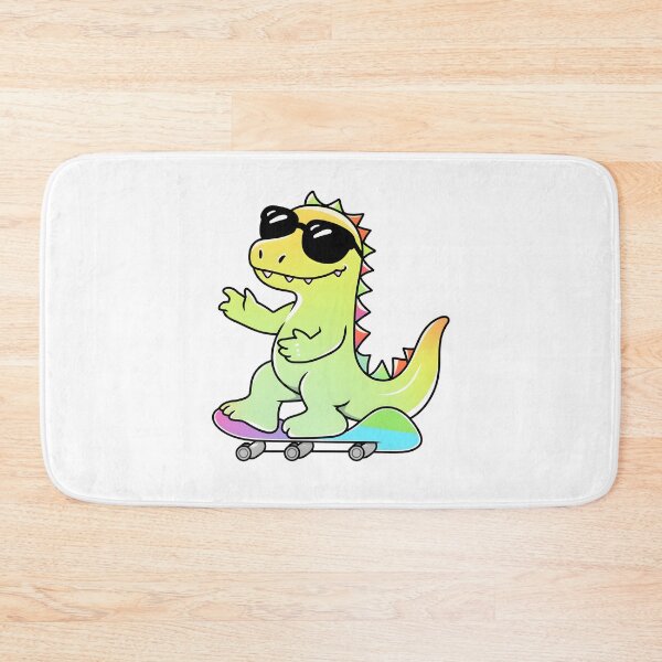 Item preview, Dinosaur skateboarding sticker designed and sold by JumpLoe.
