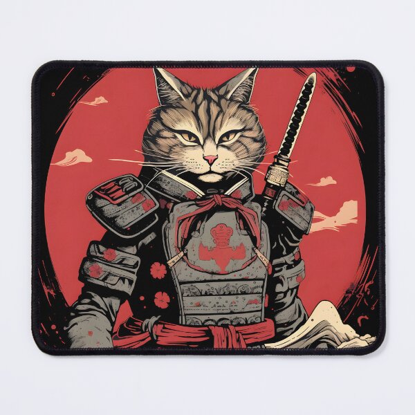 Item preview, Samurai Warrior Cat designed and sold by Romartel.