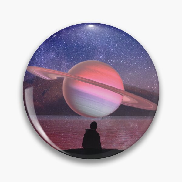 Artikelvorschau, Schwebender Planet Saturn entworfen und verkauft von pensational.