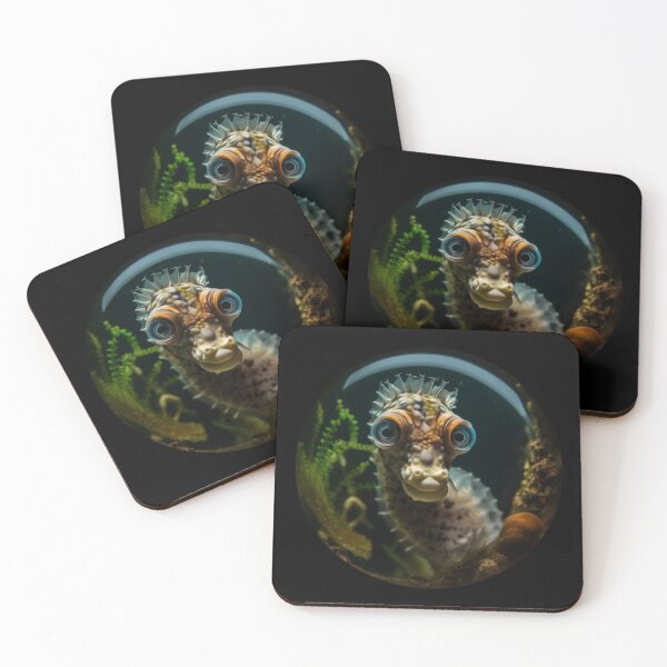 Item preview, Aqua Encounter: Up Close with a Mesmerizing Seahorse Waltz designed and sold by luvablelifeform.