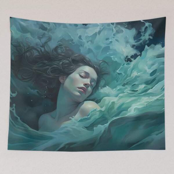 Item preview, Serenity Amidst the Storm designed and sold by Wallart-Nisyo.