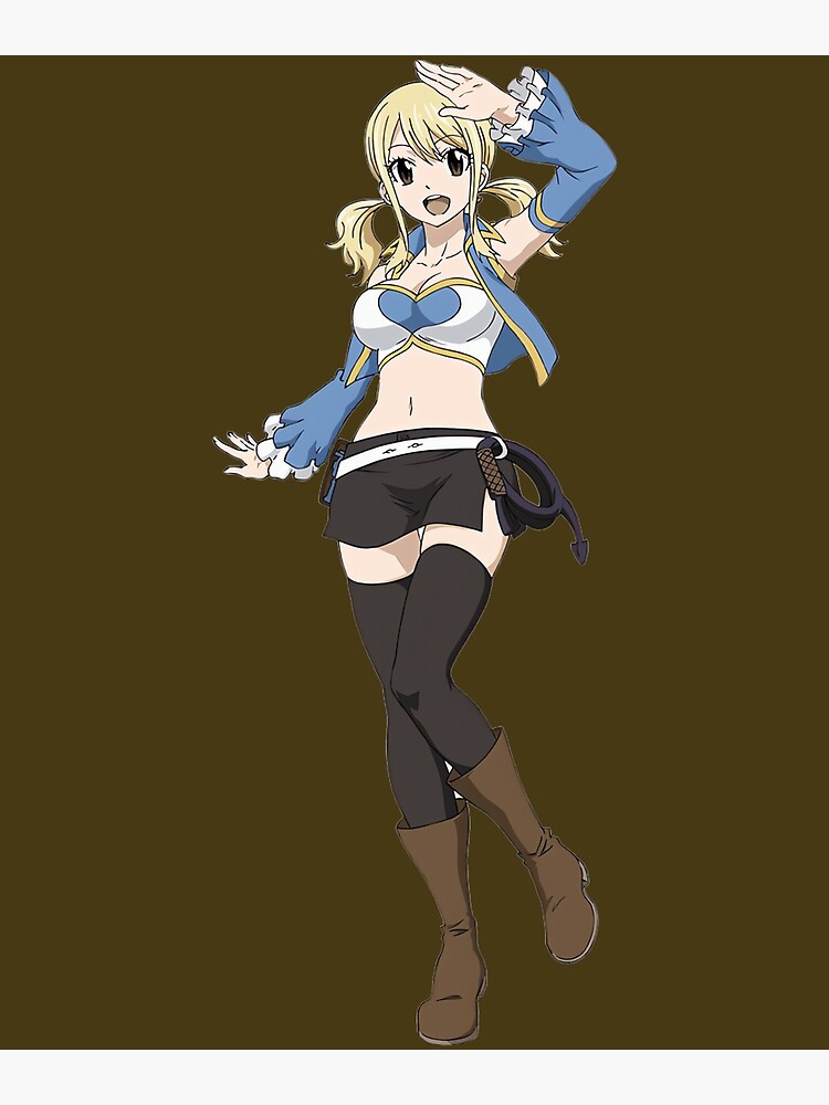 Fairy Tail Lucy Heartfilia Name Anime Sticker