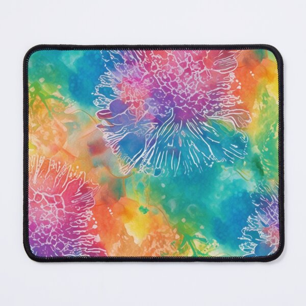 Item preview, Floral Rainbow Tie-Dye Style designed and sold by enolachen.