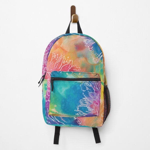 Item preview, Floral Rainbow Tie-Dye Style designed and sold by enolachen.