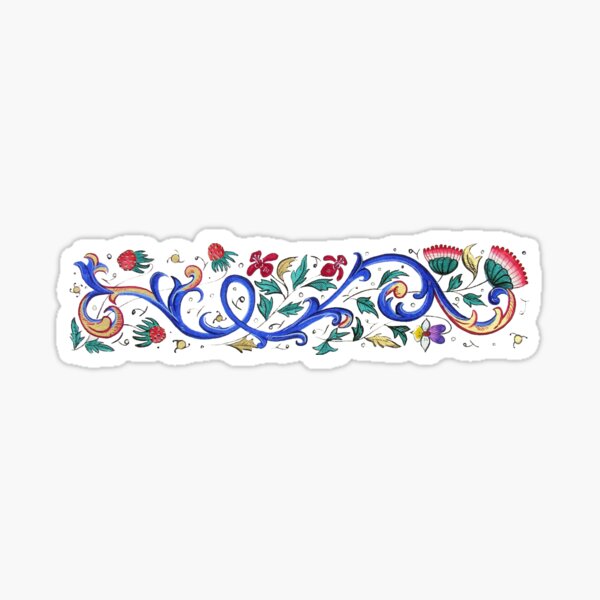Item preview, The medieval ornament, manuscript detail, ornament from manuscript designed and sold by KramMargot.