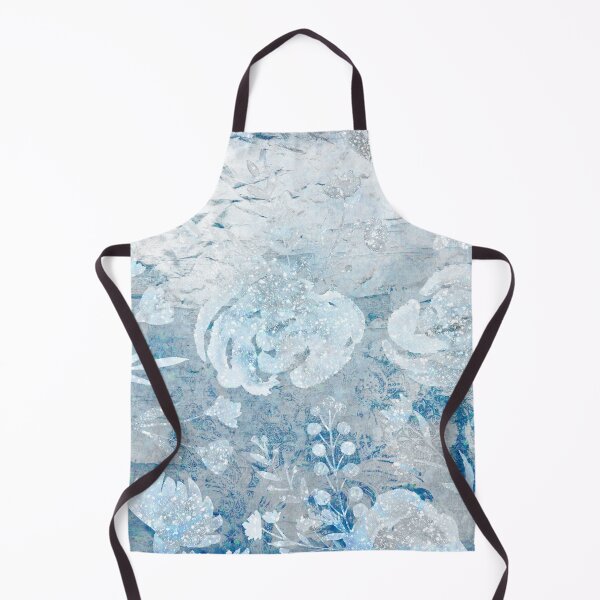 Item preview, Iridescent Effect Light Blue Floral Pattern designed and sold by WOW TeesAndThings.