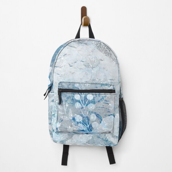 Item preview, Iridescent Effect Light Blue Floral Pattern designed and sold by WOW TeesAndThings.