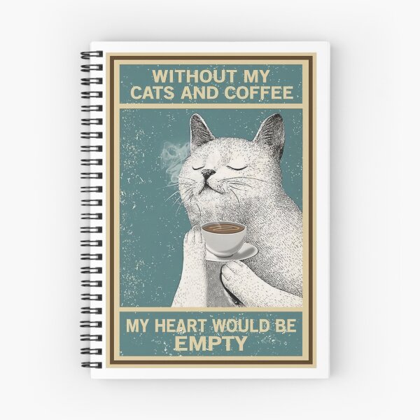 Item preview, White Cat Drink Coffee - Without My Cats And Coffe designed and sold by frandihans14.