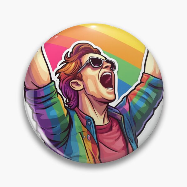 Artikelvorschau, Love and Acceptance Pride Month Sticker entworfen und verkauft von CatPrintAlchemy.