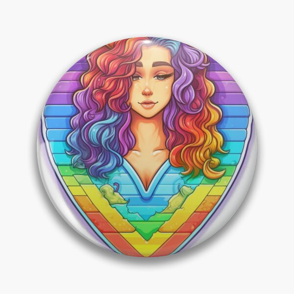 Artikelvorschau, Love and Acceptance Pride Month Sticker entworfen und verkauft von CatPrintAlchemy.