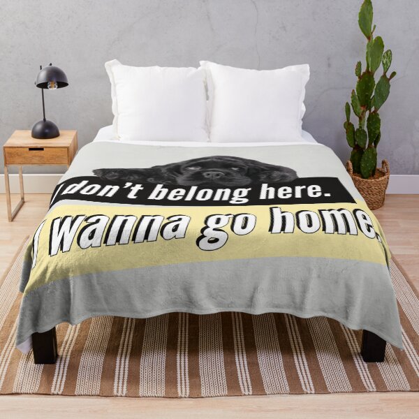 Item preview, I don't belong here. I wanna go home - Puppy designed and sold by Quotes Gallery.