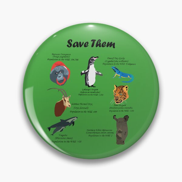 Item preview, Endangered Species - Save Them designed and sold by DesignsbyJBird.