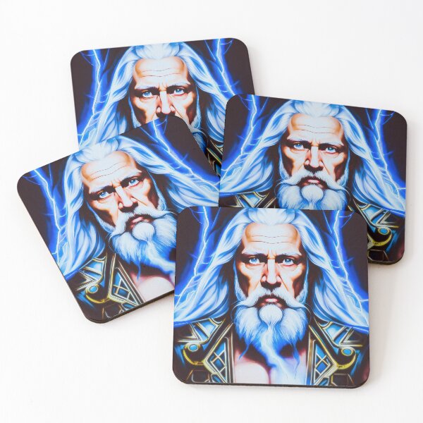 Item preview, Zeus Portrait designed and sold by OutOfTheBoxArt1.
