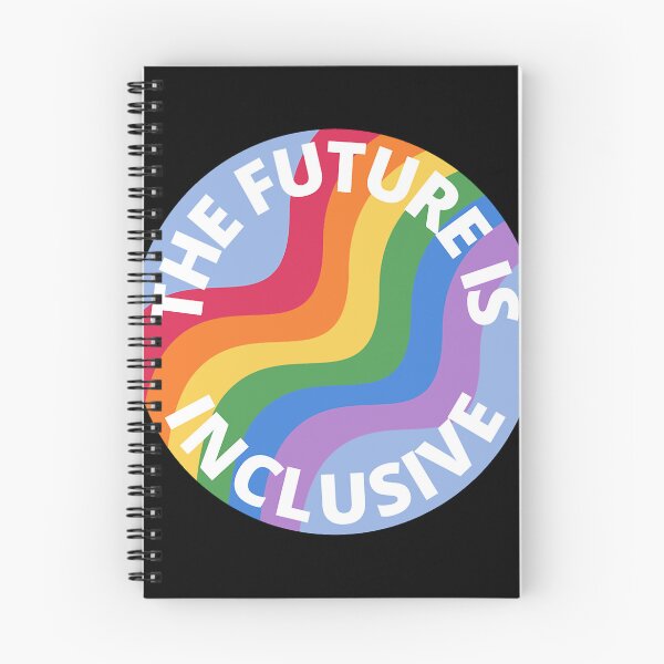 Item preview, The Future Is Inclusive Pride Rainbow Blue designed and sold by JessiLanda.