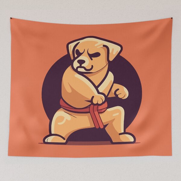 Item preview, Kung fu Dog designed and sold by Amir Faysal.