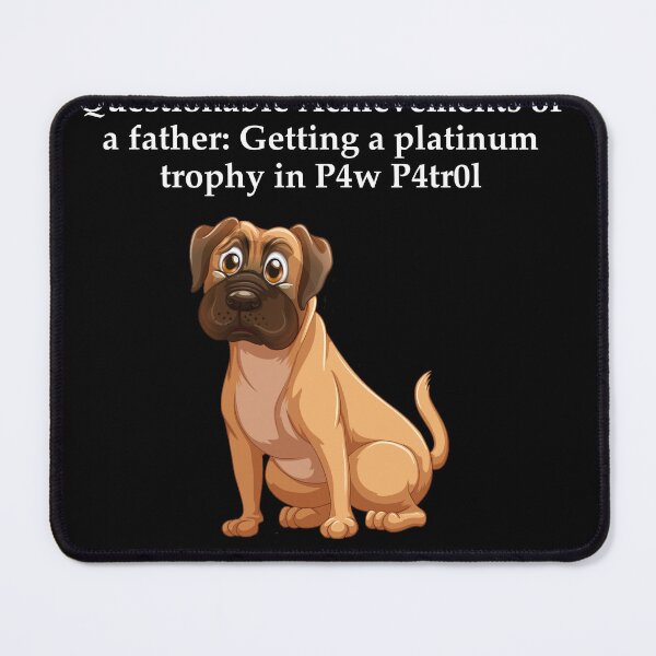 Item preview, Platinum Trophy P4w P4tr0l English Bulldog designed and sold by pfalsdorf-it.