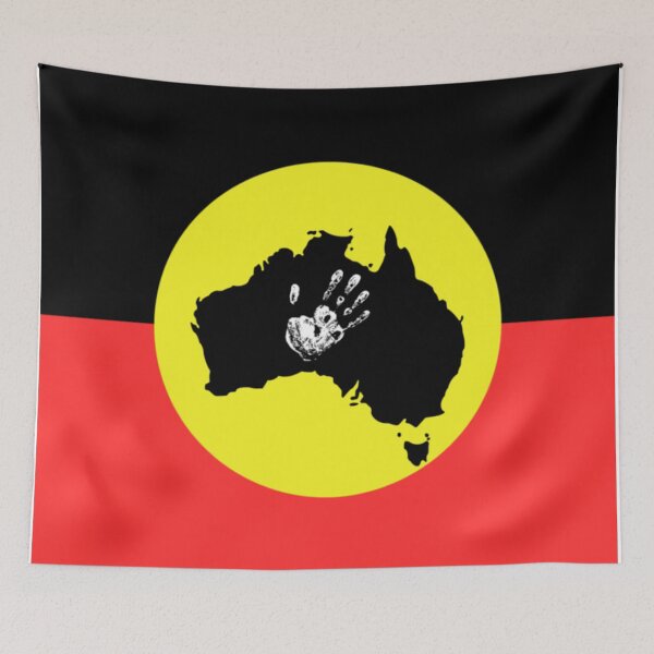 Item preview, Aboriginal flag hand designed and sold by jbird1979.