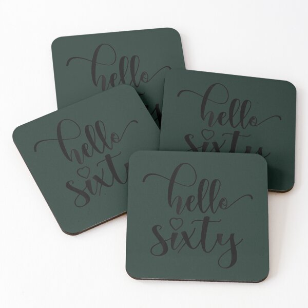 Item preview, 60th Birthday, For 	, Hello Sixty, 60 Years Old Cute 	 	 designed and sold by gqokkhzk64.