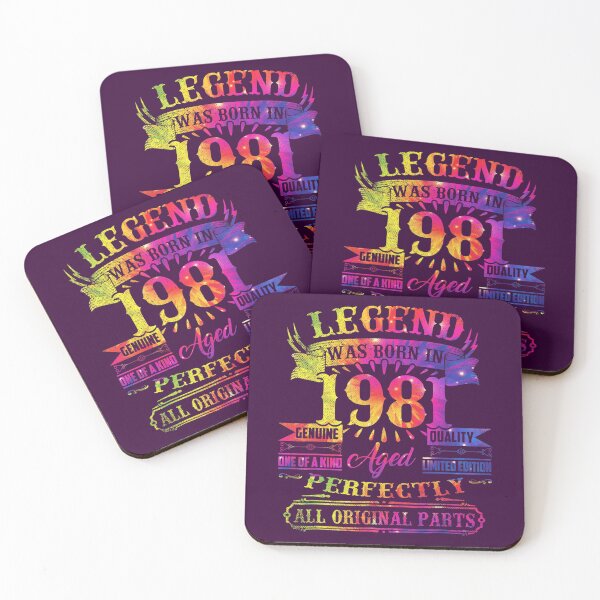 Item preview, Legend Was Born In 1981 41 Year Old 41st Birthday Tie Dye 	 	 designed and sold by gizxlngv44.