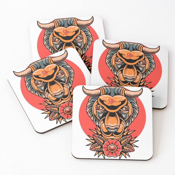 Item preview, ROGUE VINTAGE BULL TATTOO GRAFFITI ART designed and sold by Rogueclothes.