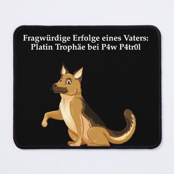 Item preview, Platinum Trophy P4w P4tr0l German Shepherd designed and sold by pfalsdorf-it.