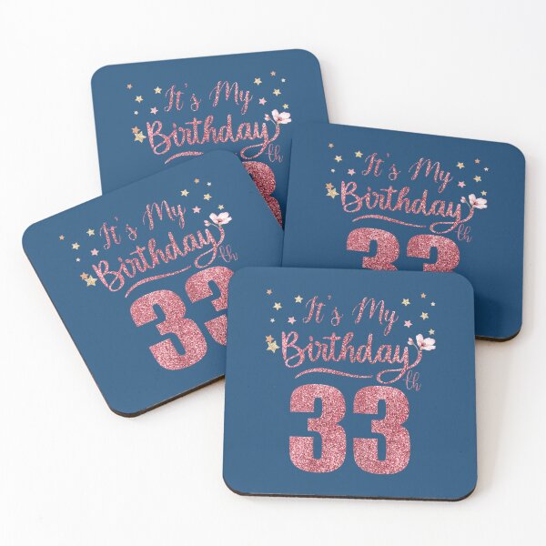 Item preview, 33 Years Old It's My Birthday Awesome Birthday Party 33th 33 	 	 designed and sold by ezhargstkr38.